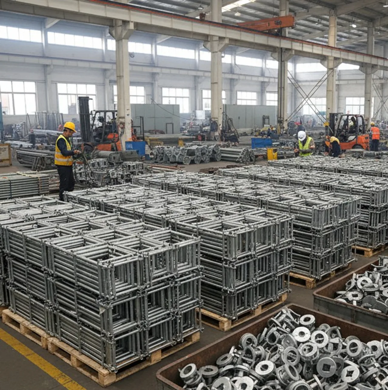 Gurukrupa Enterprises scaffolding stock and team